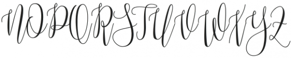 Mollinda Script Regular otf (400) Font UPPERCASE