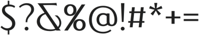 Molly Serif C Light otf (300) Font OTHER CHARS