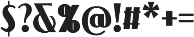Molly Serif XC Bold otf (700) Font OTHER CHARS