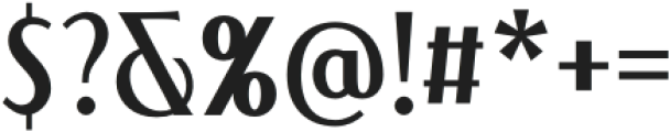 Molly Serif XC Medium otf (500) Font OTHER CHARS