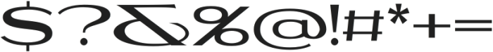 Molly Serif XE Medium otf (500) Font OTHER CHARS