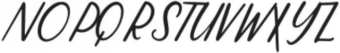 Molokai Sans Italic otf (400) Font UPPERCASE
