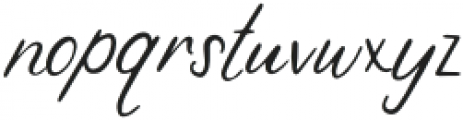 Molokai Sans Italic otf (400) Font LOWERCASE
