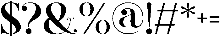 Molten-Regular otf (400) Font OTHER CHARS