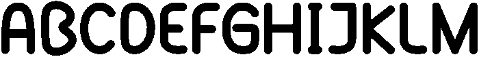 Molunge Rounded otf (400) Font UPPERCASE