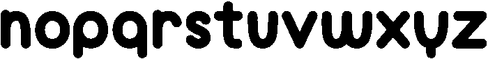 Molunge Rounded otf (400) Font LOWERCASE