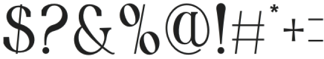 Molyn Regular otf (400) Font OTHER CHARS