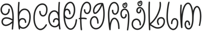 Mom's Plant otf (400) Font LOWERCASE