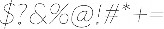 Mombasa-Light Italic otf (300) Font OTHER CHARS