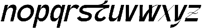 Momereturn Italic otf (400) Font LOWERCASE
