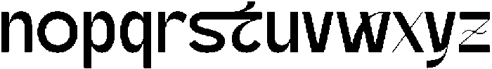 Momereturn otf (400) Font LOWERCASE