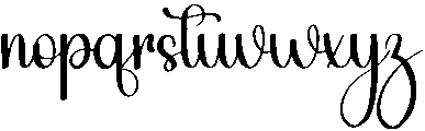 Mommy Regular otf (400) Font LOWERCASE