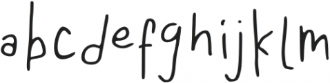 Mommy and Baby Sans Light otf (300) Font LOWERCASE