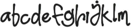 Momsnote otf (400) Font LOWERCASE