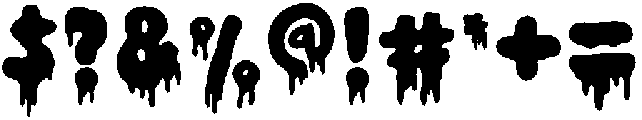 Momster Regular otf (400) Font OTHER CHARS