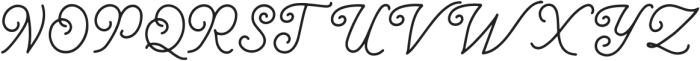 Monalibra-Regular otf (400) Font UPPERCASE