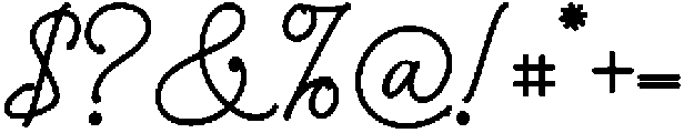 Monaline otf (400) Font OTHER CHARS