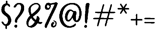 Monalisa Script otf (400) Font OTHER CHARS