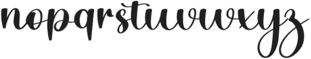 Monalisa Signature Regular otf (400) Font LOWERCASE