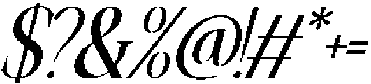 MonarchHeritage-Italic otf (400) Font OTHER CHARS