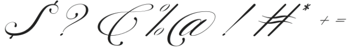 Monarchy  Script Regular otf (400) Font OTHER CHARS