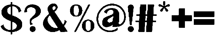 Monari otf (400) Font OTHER CHARS