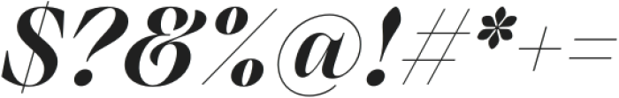 Monarque Bold Italic otf (700) Font OTHER CHARS