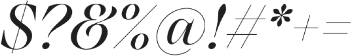 Monarque Italic otf (400) Font OTHER CHARS