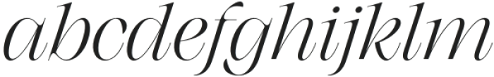 Monarque Light Italic otf (300) Font LOWERCASE