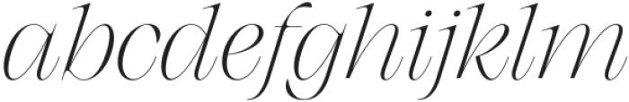 Monarque Thin Italic otf (100) Font LOWERCASE