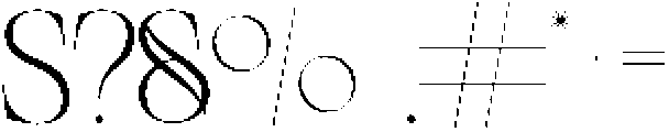 Monarque-Thin otf (100) Font OTHER CHARS