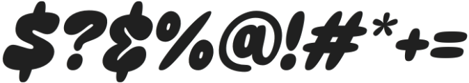Monaz Italic otf (400) Font OTHER CHARS