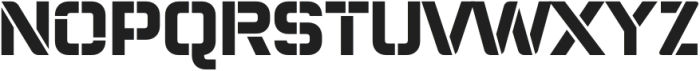 Monback Filled otf (400) Font UPPERCASE