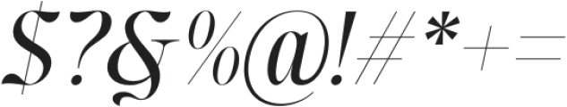 MoncheurHavens-Italic otf (400) Font OTHER CHARS