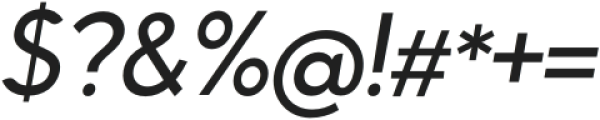Mondapick Italic otf (400) Font OTHER CHARS
