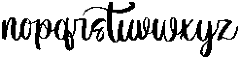 Monday Beachnes otf (400) Font LOWERCASE