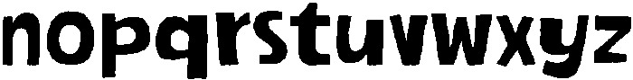 Monday Blast otf (400) Font LOWERCASE