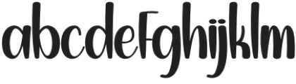 Monday Booklove Regular otf (400) Font LOWERCASE