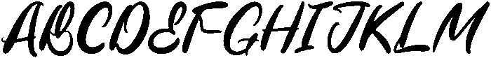 Monday Chitrus otf (400) Font UPPERCASE