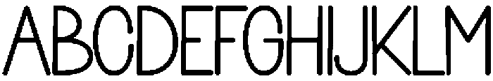 Monday Comes Regular otf (400) Font UPPERCASE