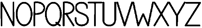 Monday Comes Regular otf (400) Font UPPERCASE