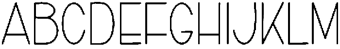 Monday Creative Regular otf (400) Font UPPERCASE