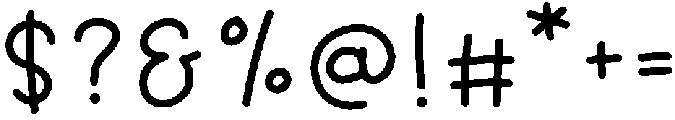 Monday Holiday Regular otf (400) Font OTHER CHARS