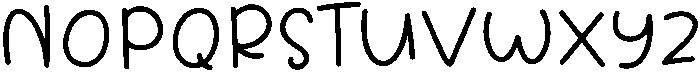 Monday Holiday Regular otf (400) Font UPPERCASE