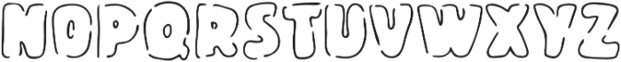 Monday Kids - Stencil otf (400) Font LOWERCASE