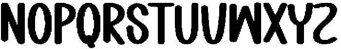 Monday Rainbow Regular otf (400) Font UPPERCASE
