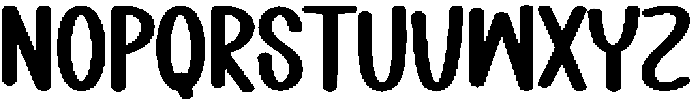 Monday Rainbow Regular otf (400) Font LOWERCASE