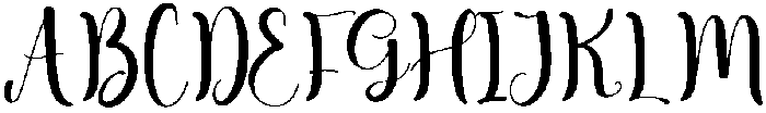 Monday Regular otf (400) Font UPPERCASE