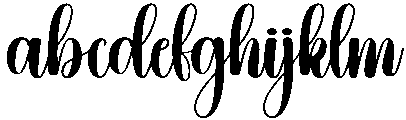 Monday Regular otf (400) Font LOWERCASE