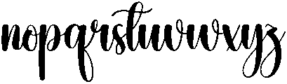Monday Regular otf (400) Font LOWERCASE